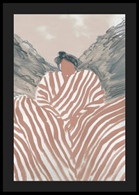 A poster where soft lines and earthy tones create a harmonious balance-4