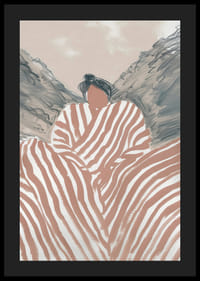 Um cartaz onde as linhas suaves e os tons terra criam um equilíbrio harmonioso-4