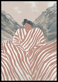 A poster where soft lines and earthy tones create a harmonious balance-6