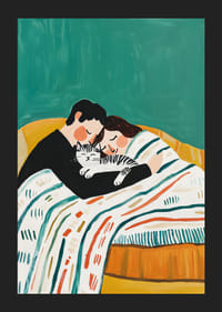 En mysig scen av vila och närhet fångad i varma färger-5