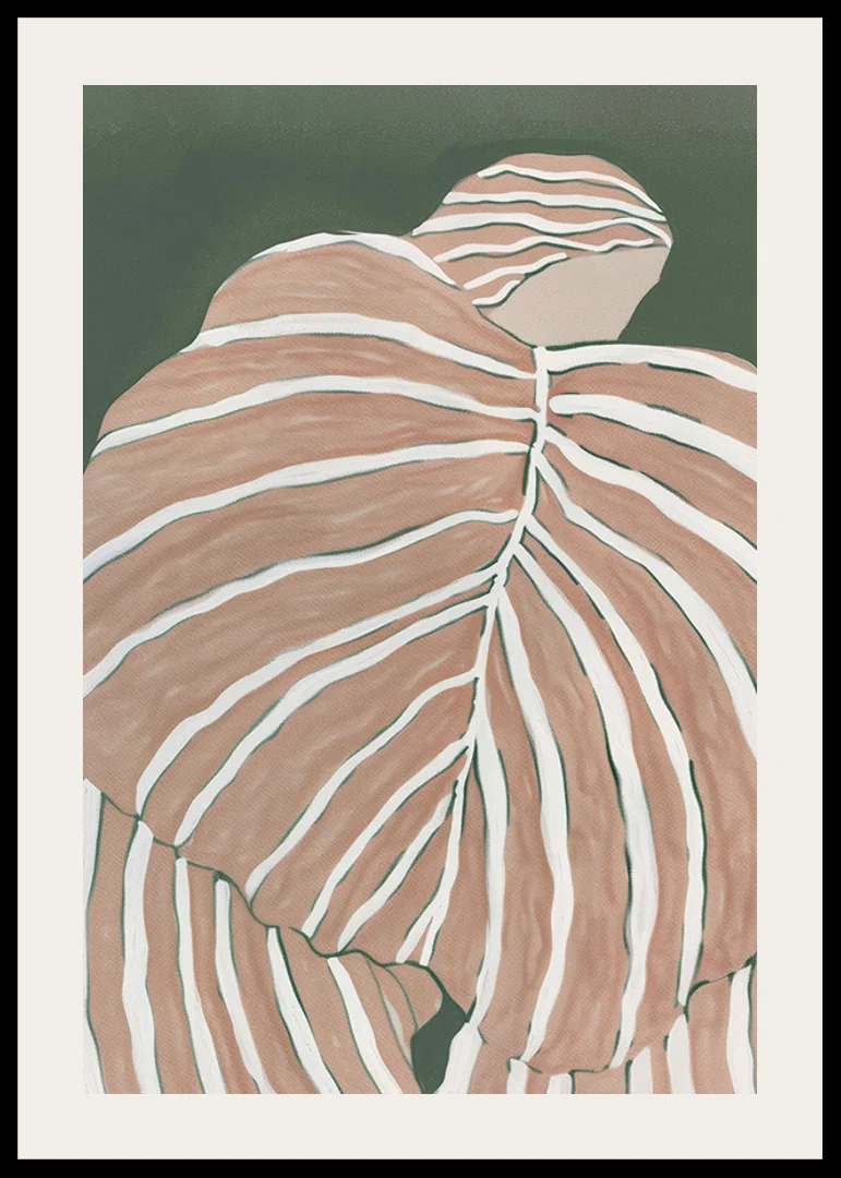 Abstract lines and soft tones merge into a calming, nature-inspired motif-12