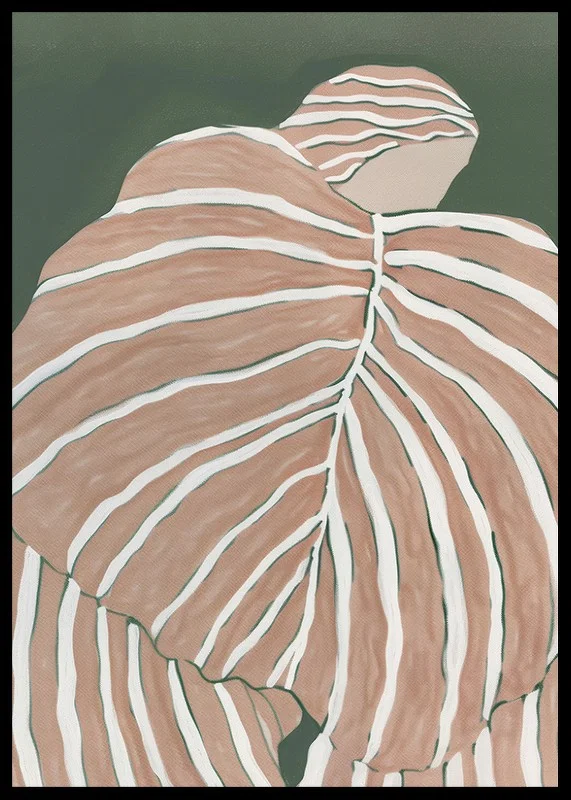 Abstract lines and soft tones merge into a calming, nature-inspired motif-12