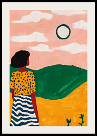 A color explosion of stillness and dreams in a surreal landscape-2