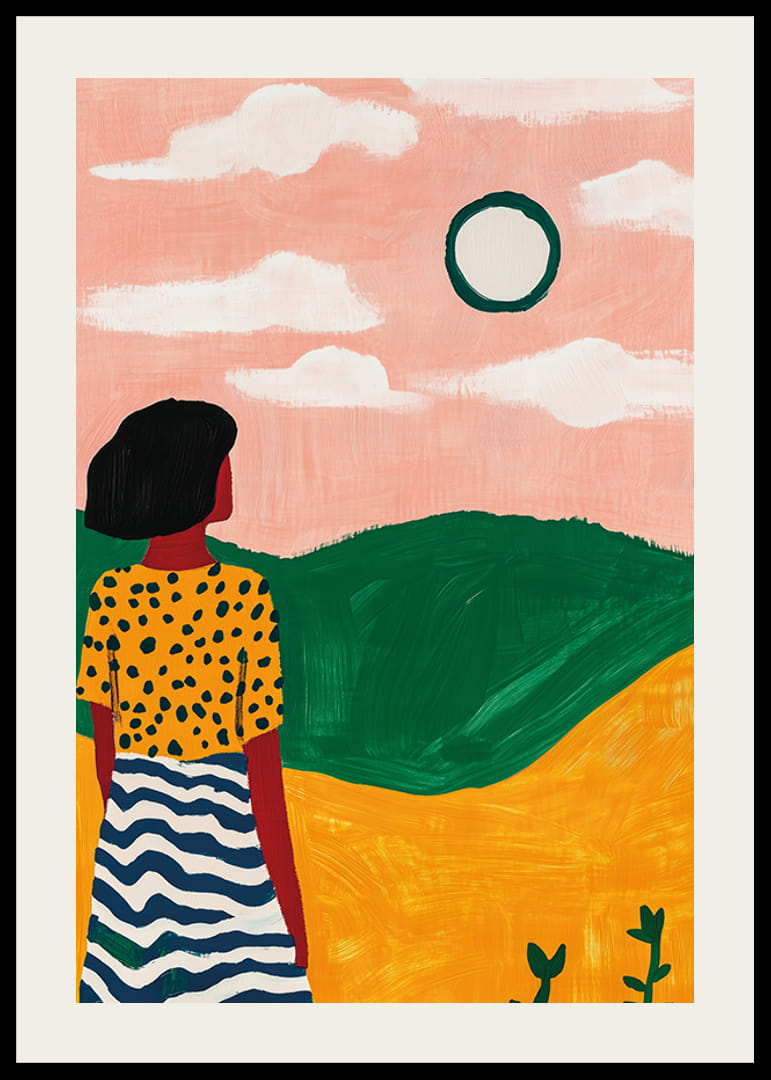 Un'esplosione di colori di quiete e sogni in un paesaggio surreale-12