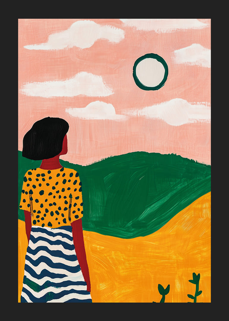 Un'esplosione di colori di quiete e sogni in un paesaggio surreale-12