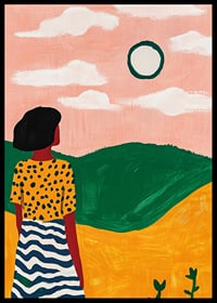 A color explosion of stillness and dreams in a surreal landscape-6