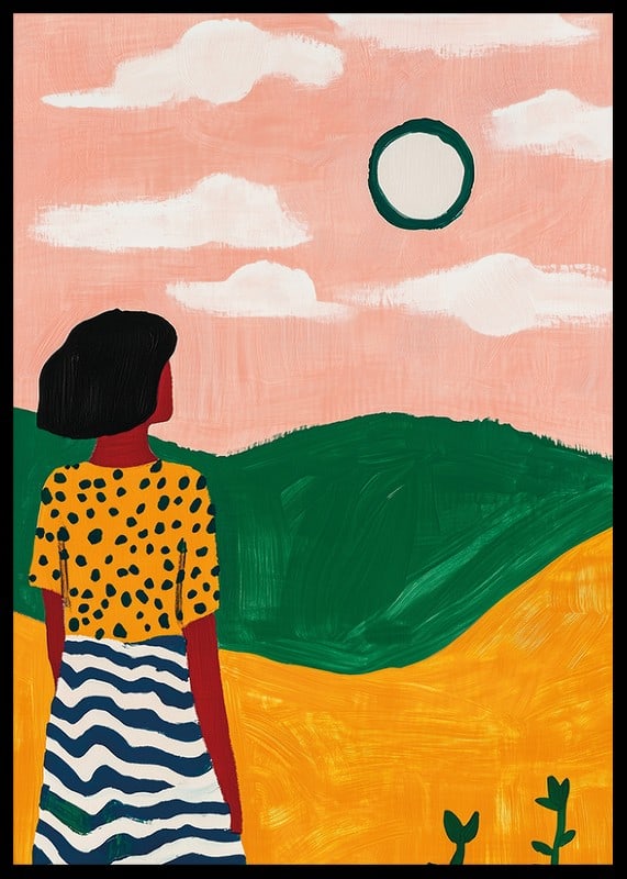 A color explosion of stillness and dreams in a surreal landscape-12