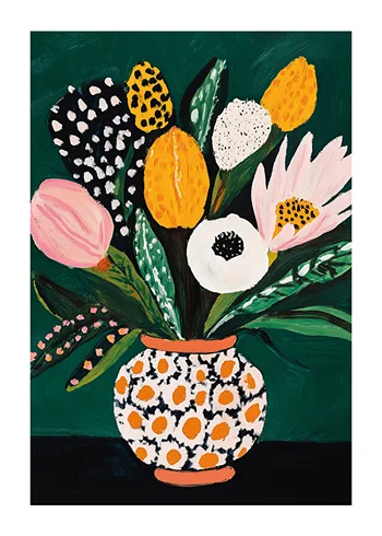 Poster Floral Fusion Fantasy