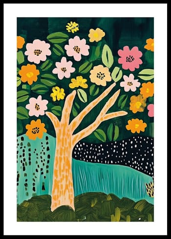 Juliste Flourish In Color