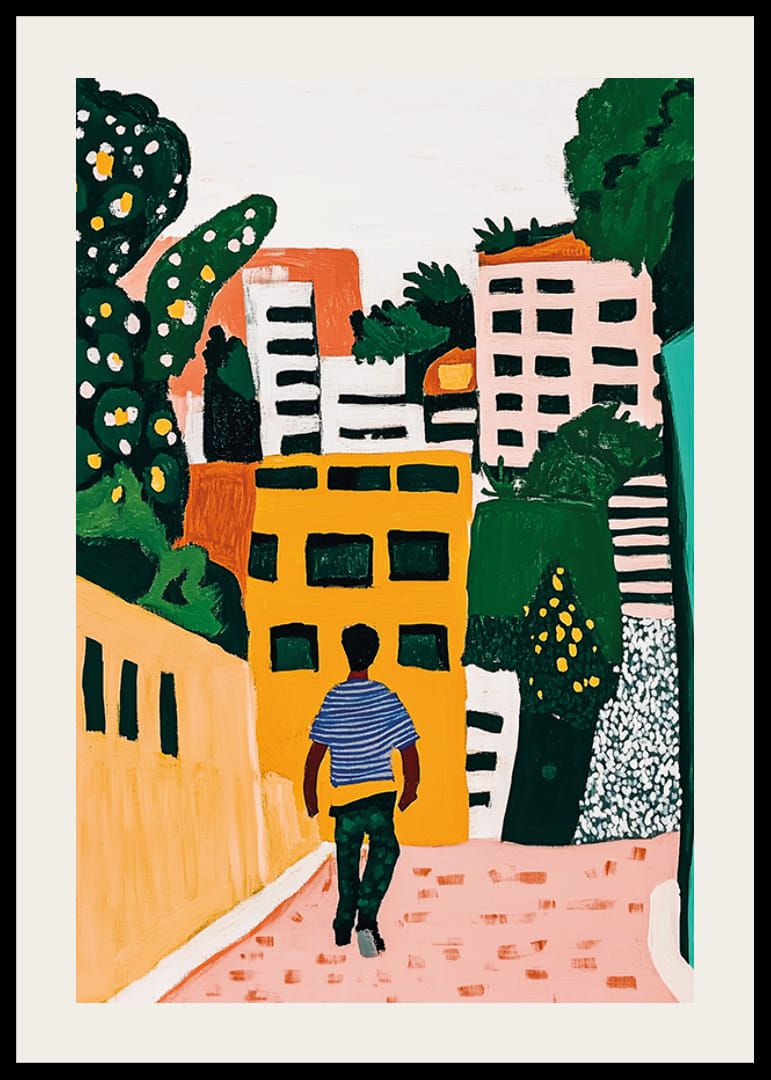 Ett färgstarkt stadslandskap väcker urban nyfikenhet och äventyrslust-12