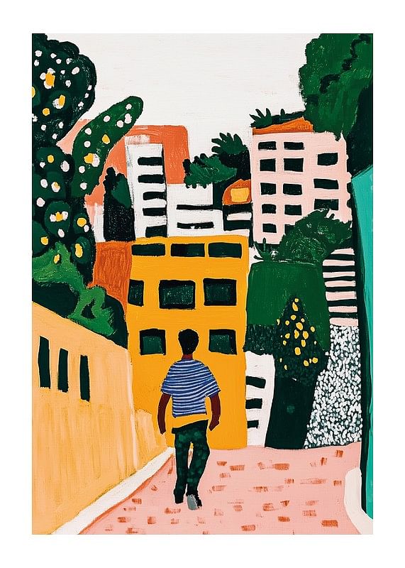 Poster Urban Oasis Walk