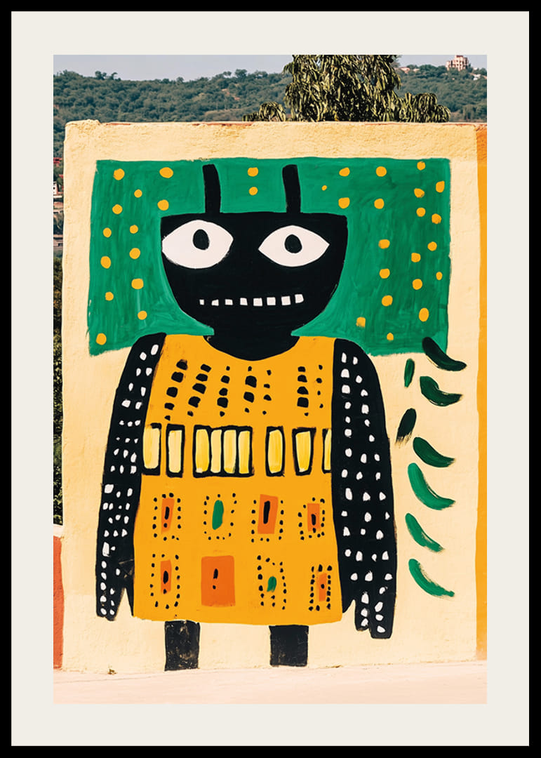 Arta vibrantă cu forme îndrăznețe aduce viață și energie pe perete-12