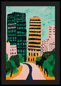 Colorful city skyline brings vibrant energy and creativity-4