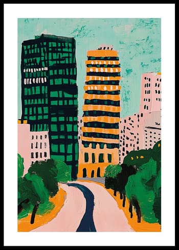 Poster Vibrant Metropolis Vibe