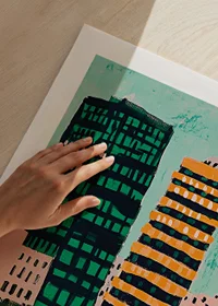 Colorful city skyline brings vibrant energy and creativity-9