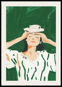 Ontspannen elegantie in groene tinten met een uitgebalanceerde theekop-2