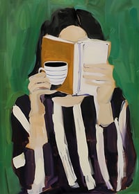 A quiet moment of reading with a cup of coffee in the safe grip of your hand-7