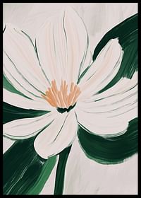 Een bloem in zachte pasteltinten verspreidt rust en elegantie in de kamer-2
