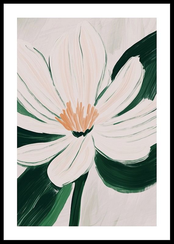 Een bloem in zachte pasteltinten verspreidt rust en elegantie in de kamer-12