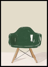 Elegant green glittering chair, perfect for stylish minimalism-6