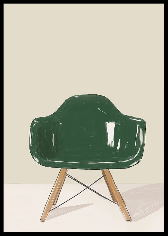 Elegant green glittering chair, perfect for stylish minimalism-12