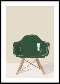 Elegant green glittering chair, perfect for stylish minimalism-0