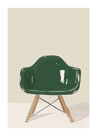Elegantné zelené trblietavé kreslo, ideálne pre štýlový minimalizmus-1