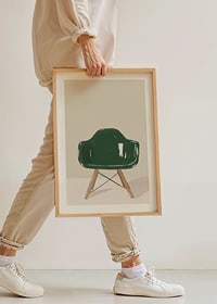 Elegant green glittering chair, perfect for stylish minimalism-8
