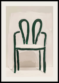 Simple et artistique, une chaise aux coups de pinceau audacieux-2