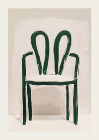 Simple et artistique, une chaise aux coups de pinceau audacieux-3