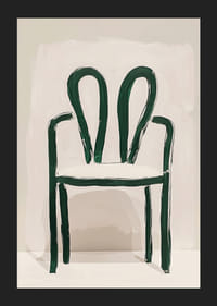 Simple et artistique, une chaise aux coups de pinceau audacieux-5