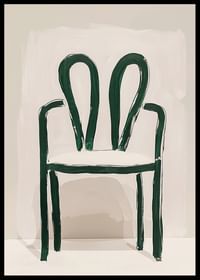 Simple et artistique, une chaise aux coups de pinceau audacieux-2