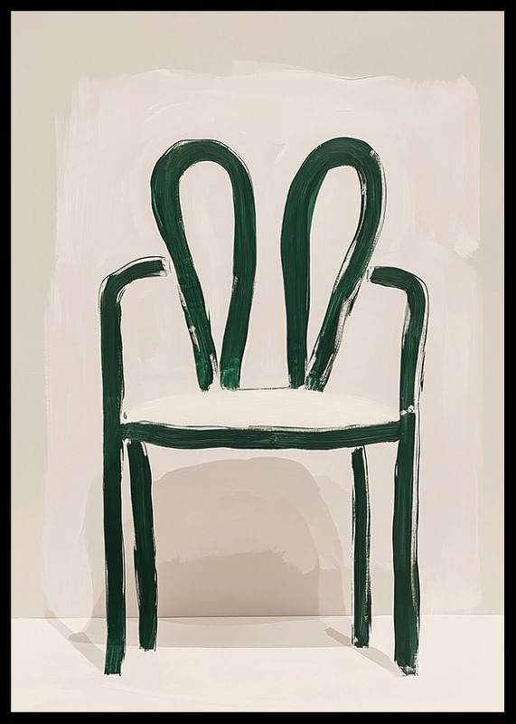 Simple et artistique, une chaise aux coups de pinceau audacieux-12