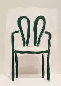 Simple et artistique, une chaise aux coups de pinceau audacieux-3