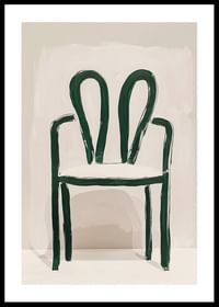 Simple et artistique, une chaise aux coups de pinceau audacieux-0