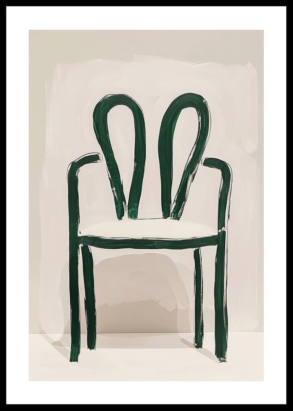 Simple et artistique, une chaise aux coups de pinceau audacieux-12