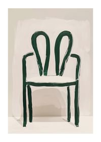 Simple et artistique, une chaise aux coups de pinceau audacieux-1