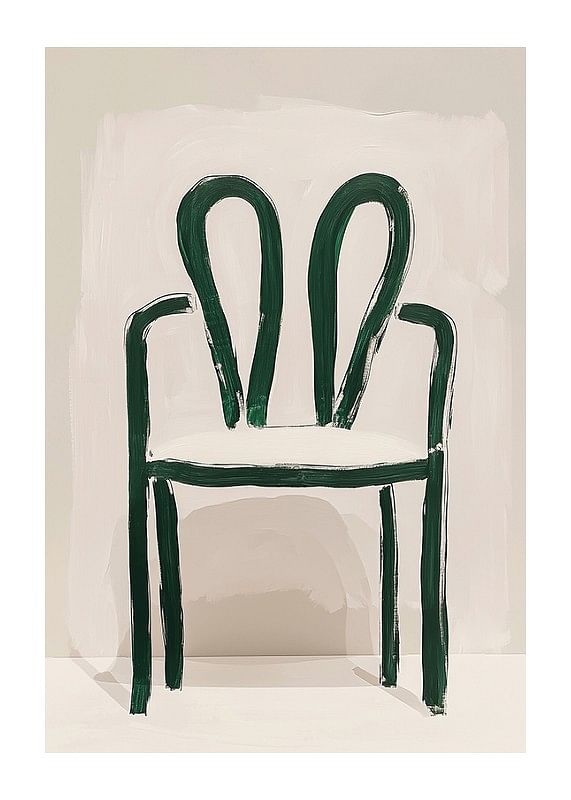 Simple et artistique, une chaise aux coups de pinceau audacieux-12