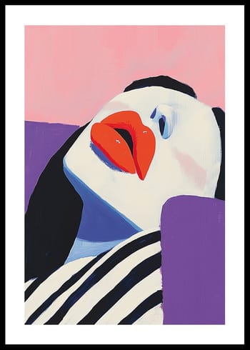Affiche Bold Red Lips