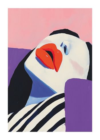 Plakat Bold Red Lips