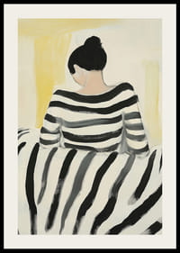 La elegancia rayada se combina con la tranquilidad en pasteles suaves-2