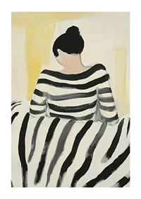 Striped elegance meets tranquility in soft pastels-1