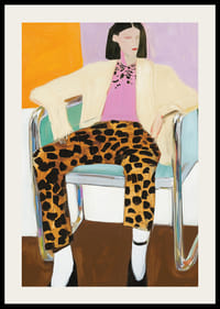 En poster som utstrålar självsäkerhet, elegans och modern attityd-2