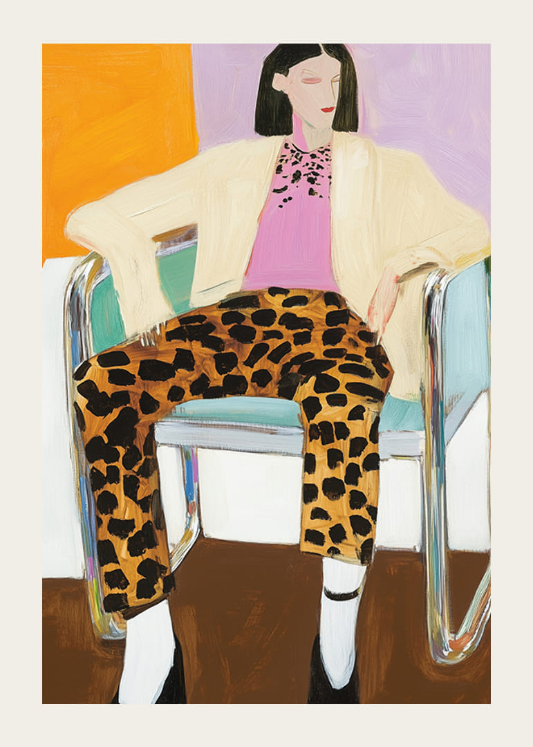 En poster som utstrålar självsäkerhet, elegans och modern attityd-12