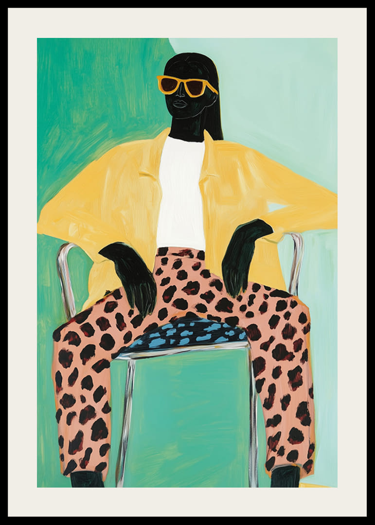 La elegancia elegante se combina con patrones atrevidos en un aspecto moderno y atractivo.-12