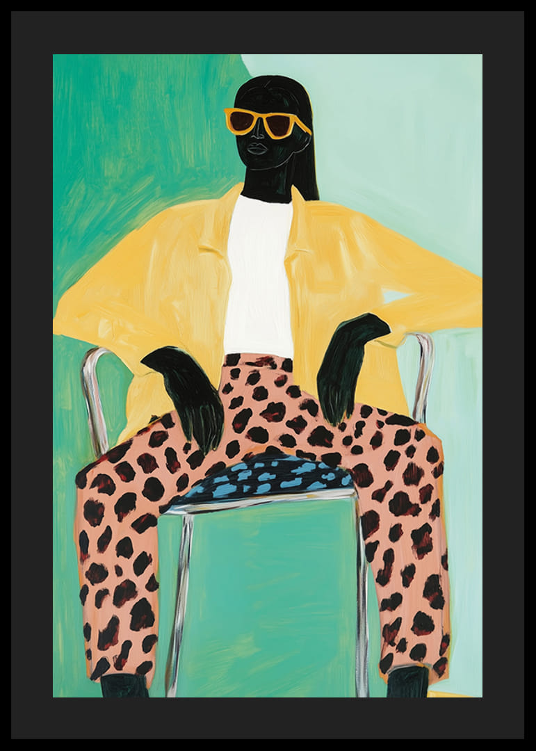 La elegancia elegante se combina con patrones atrevidos en un aspecto moderno y atractivo.-12