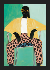 La elegancia elegante se combina con patrones atrevidos en un aspecto moderno y atractivo.-5