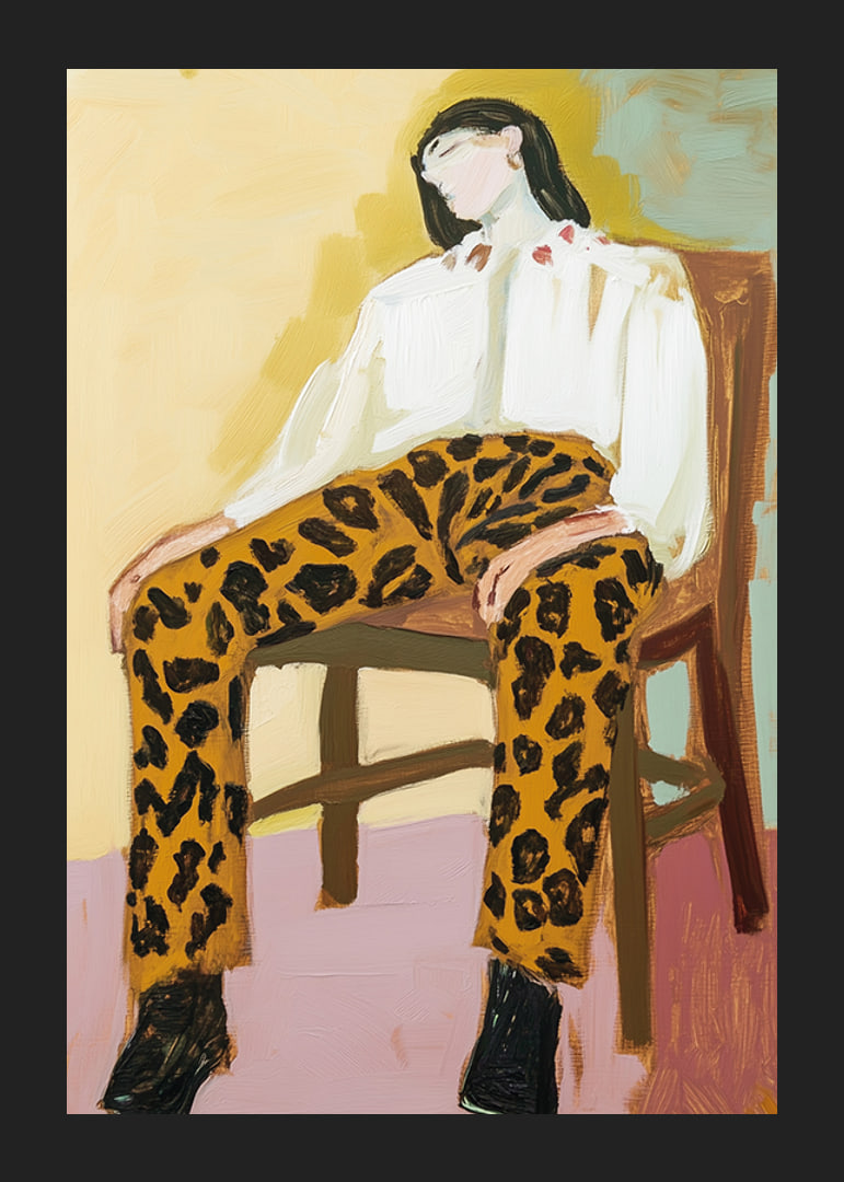 A poster that combines casual elegance with bold attitude-12