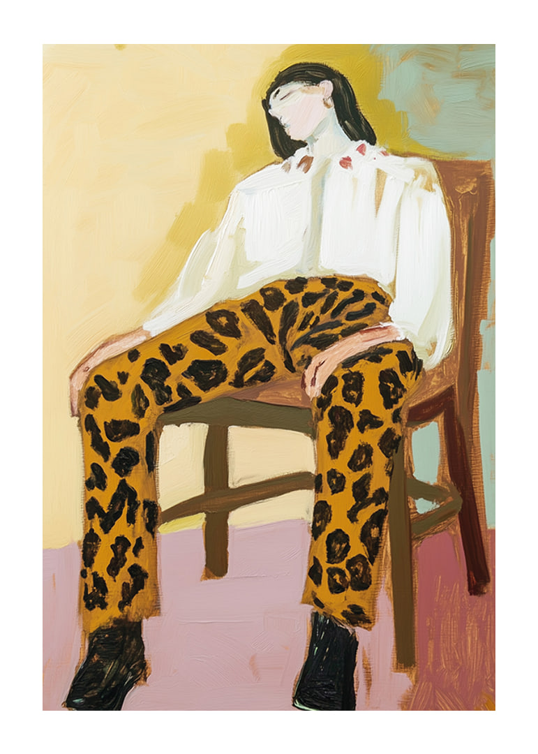 A poster that combines casual elegance with bold attitude-12