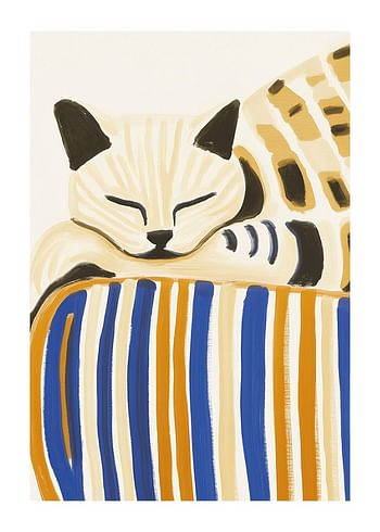 Poster Peaceful Pattern Paws